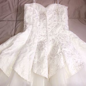 White Sweetheart Formal Dress
